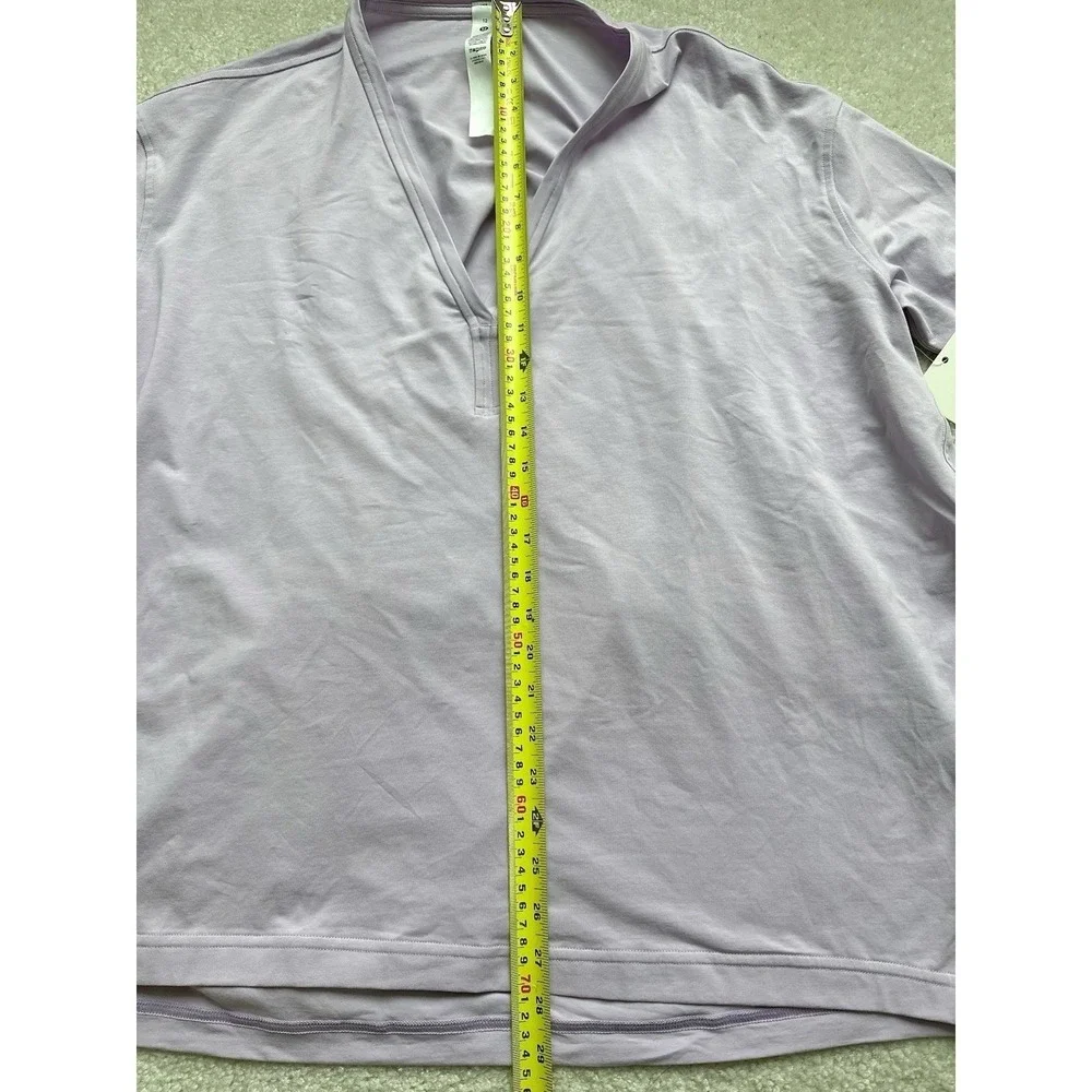 NEW Lululemon Back In Action Long Sleeve V-Neck Size 12 Purple